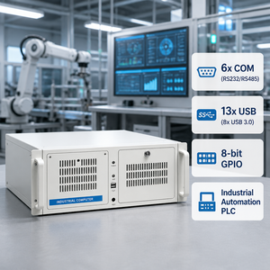 Hochleistungs-4U-Rackmount-Industrie-PC-Server Intel Q670E 12., 13., 14. Gen I3 I5 I7 I9 Edge-Computing-Server-Gehäuse IPC - Product Image 1