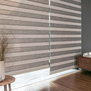 CHANGANE Rideau Zebra sur mesure en tissu occultant moderne, aspect bois large, fabriqué en Corée, qualité supérieure, sur mesure coréen - Product Image 4