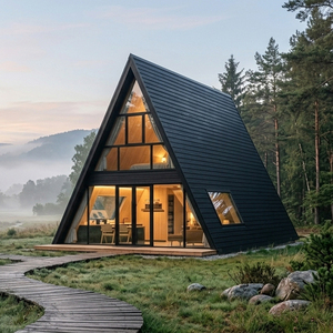 Lodge de Luxe <span class=keywords><strong>Secret</strong></span> Valley : Résidence Touristique Premium, Projet de Développement Hôtelier Boutique, Maison en A-Frame S990 - Product Image 5