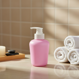 Flacon vide en PEHD de 300 ml et 500 ml avec pompe pulvérisatrice pour nettoyant cils, mousse, shampoing et lotion - Product Image 1