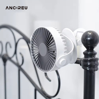 Meilleure vente mini ventilateur électronique portable de bureau réglable à 360 degrés pour bureau chambre cuisine