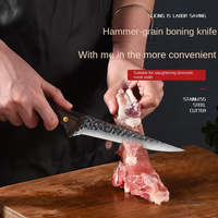 Nouveau moderne de haute qualité en acier inoxydable forgé à la main ensemble de couteaux de chef maître avec manche en bois de rose couteaux de cuisine de cuisine