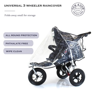 Cubierta Impermeable Universal de Plástico para Cochecito de Bebé, Protector contra la Lluvia para Cochecitos - Product Image 2