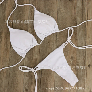 Maillot de bain Bikini spécial été rembourré femmes fendu Sexy vêtements traditionnels - Product Image 3
