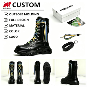 Nouvelles <span class=keywords><strong>Bottes</strong></span> Tendance 2026 Personnalisées à Tige Longue Imperméables avec Embout en Acier – Chaussures de Créateur Premium pour Hommes – <span class=keywords><strong>Bottes</strong></span> de Mode - Product Image 1