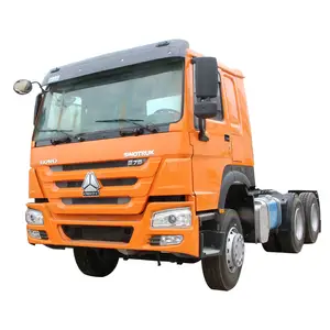 Heavy Duty Factory Price Sinotruk Used Howo 10Tyres Tractor Truck 6x4 Trailer Head Truck 371hp 375hp For Sale