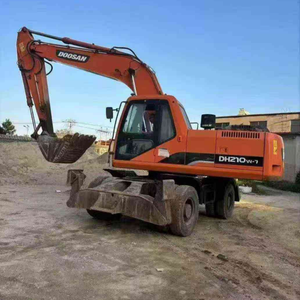 Le fournisseur professionnel a utilisé l'excavatrice de roue d'excavatrice de DH210W-7 de Doosan 21 tonnes boîte de vitesse de moteur de capacité de seau de 0.86m PLC en stock - Product Image 4