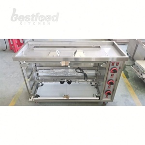Four à rôtir électrique commercial OULI HEJ-3P à 3 niveaux, machine à rôtir le poulet, minuterie, nettoyage facile, 380V pour restaurants - Product Image 3