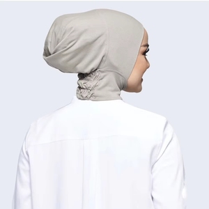 Nouveau <span class=keywords><strong>Bonnet</strong></span> Turban Islamique Plissé Élastique en Jersey de Coton Extensible pour Voile/Hijab – Vente en Gros - Product Image 4