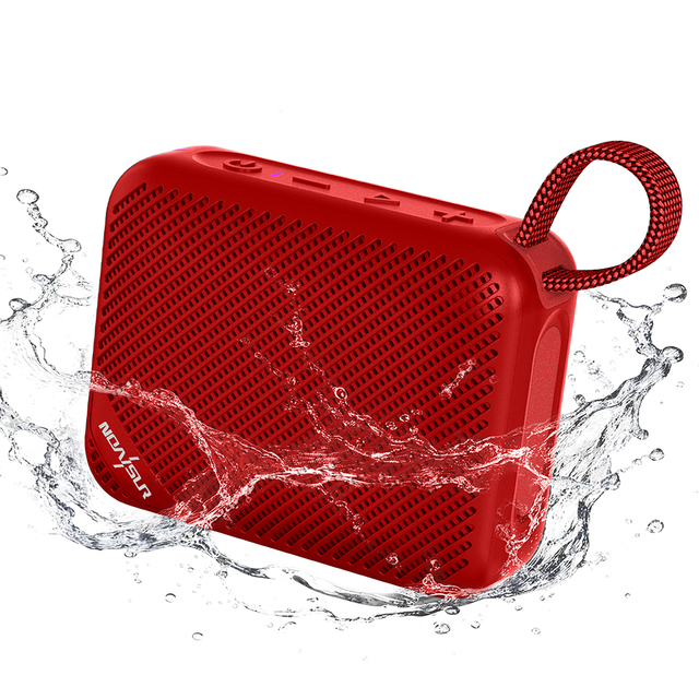 Popular Outdoor Waterproof Wireless Music Travel Speaker with Super Bass Built-in Microphone LED Lights Long Battery Life