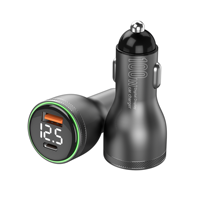 Producto más vendido USB C Cargador de coche PD 100W PPS QC3.0 18W para Xiaomi Lenovo Type-C Laptop MacBook iPhone 13 Samsung S21
