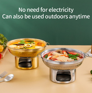 Yurtrain 410 Fornello a Induzione Moderno di Lusso in Acciaio Inox Compatibile con Lavastoviglie Scaldavivande ad Alcool per Uso Singolo/Doppio - Product Image 3