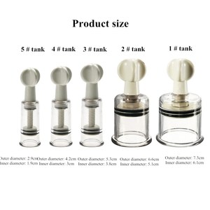 Bekam Rumah Tangga tipe putar tangan, perangkat bekam vakum 8 buah/set untuk pijat - Product Image 3