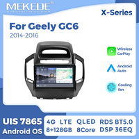 MEKEDE X10 X20 X30 X40 UIS7865 8+128G QLED AKM DSP CarPlay sans fil Android Auto pour Geely GC6 2014-2016