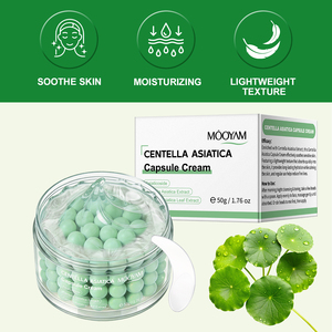 Crème faciale en capsules de <span class=keywords><strong>Centella</strong></span> Asiatica personnalisée en gros, hydratante, anti-rides, réparatrice et éclaircissante - Product Image 3