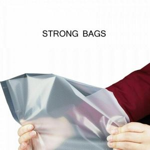 Sellador de alimentos frescos al vacío, bolsas texturizadas para envasado al vacío, bolsas de almacenamiento, en relieve, Vac - Product Image 4