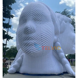 Figure gonflable géante réaliste de décoration d'activité modèle gonflable fait sur commande de visage de figure pour la décoration extérieure - Product Image 5