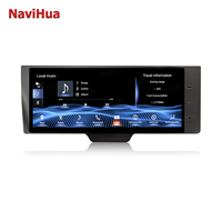 Navihua Nuevo Reproductor Multimedia de 17 Pulgadas, Radio para Auto, Carplay, Unidad Principal, Pantalla de Entretenimiento para Copiloto, para Dodge RAM 2013-2018