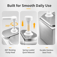 COOKAID Distributeur de sauce commercial à pression manuelle en acier inoxydable, pompe à sauce chauffante pour fromage, alimentation à température constante 1