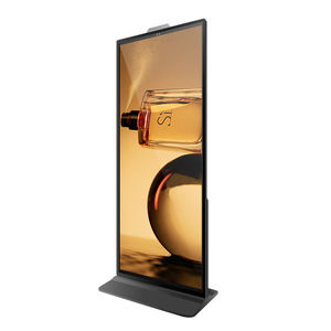 32-86 इंच फ़्लोर स्टैंड अल्ट्रा नैरो विज्ञापन एलसीडी डिस्प्ले एंड्रॉइड विंडो 4K टच स्क्रीन कियोस्क कैमरा प्रिंटर के साथ - Product Image 1