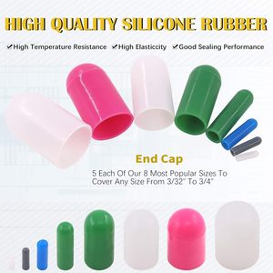 Cappucci <span class=keywords><strong>in</strong></span> <span class=keywords><strong>Gomma</strong></span> Siliconica per Mascheratura ad Alta Temperatura per Verniciatura a Polvere, Pittura, Settore Automobilistico, Artigianato, Fai-da-te - Non Tossici, Flessibili - Product Image 2