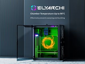 High Speed 500mm/s PEEK 3D Printer Industrial Desktop 450&deg;C High Temp Printing Machine for Ultem PEI/PPS/CF Medical &amp; Aerospace