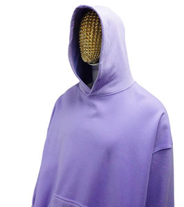 Sudadera con Capucha Oversize Unisex Personalizada H112, 450GSM, Algodón Grueso, Forro Bordado, Hombros Caídos, Diseño Estampado - Product Image 3