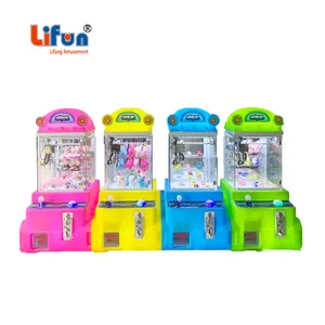 Lifun mquina de garra mini boneca Kids small doll Claw Machine Coin Operated maquina de peluches guindaste garra máquina