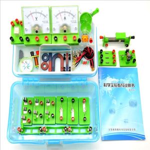 Basic version of the electricity experiment <b>kit</b> for junior high school physics, electromagnetism experiment box, complete set - Product Image 1