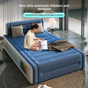 Matelas <span class=keywords><strong>Gonflable</strong></span> Entièrement Automatique OEM pour Une ou Deux Personnes, <span class=keywords><strong>Lit</strong></span> d'Appoint Pliable pour la Maison, Vente en Gros de Meubles Domestiques - Product Image 3