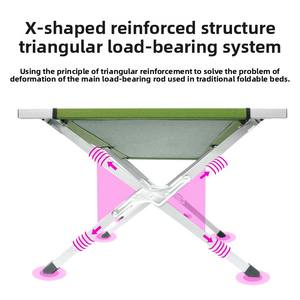 <span class=keywords><strong>Lit</strong></span> <span class=keywords><strong>de</strong></span> camping pliant en alliage d'aluminium <span class=keywords><strong>ultra</strong></span>-léger pour l'extérieur - Product Image 2