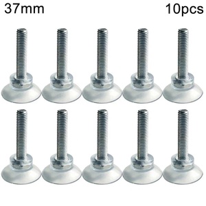 10 ganchos de succión 34mm/37mm/50mm ventosas de almohadilla transparente tornillo de pulgar de plástico - Product Image 3