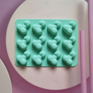 Moule à gâteau <span class=keywords><strong>en</strong></span> Silicone Sexy 3D 12 trous, moule à pénis <span class=keywords><strong>en</strong></span> <span class=keywords><strong>chocolat</strong></span> pour bricolage, décoration de gâteau de fête d'anniversaire - Product Image 6