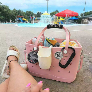 <span class=keywords><strong>Borsa</strong></span> da Spiaggia in EVA Personalizzata, Nuovo Design, Portatile, Resistente, Fai-da-Te, per Ragazze, <span class=keywords><strong>Borsa</strong></span> da Viaggio - Product Image 3