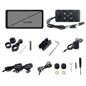 Zmecar New Style Motorcycle Car Play IP67 Waterproof 5/7 Inch Touch Screen GPS DVR BT FM Motorcycle Navigation