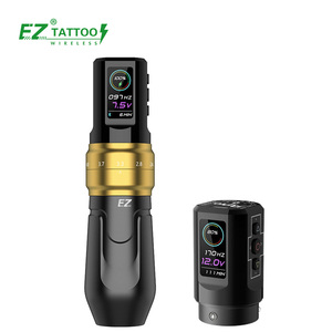 <span class=keywords><strong>Machine</strong></span> à tatouer sans fil EZ P3 <span class=keywords><strong>Pro</strong></span> en gros avec entraînement oscillant, course réglable de 2,0 à 4,2 mm, écran OLED, batterie 1600 mAh - Product Image 1