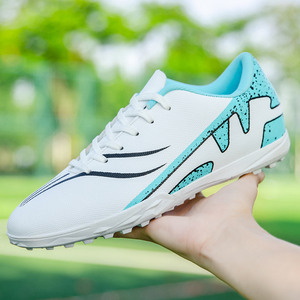 Scarpe da calcio Unisex di fascia alta per Futsal in erba naturale vera fodera in rete superiore in PU suola in gomma Design sportivo autunno inverno - Product Image 6