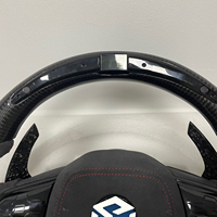 Volant de direction personnalisé en cuir semi-synthétique et fibre de carbone, accessoires de voiture pour VW Volkswagen Golf R 5 6 7 MK5 MK6 MK7 Gti Passat CC