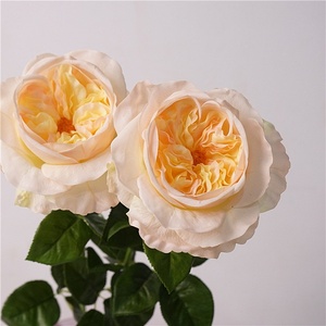 Austin fiori artificiali rosa Bouquet di fiori idratanti fiori floreali per tavolo da pranzo decorazione <span class=keywords><strong>fiore</strong></span> neutro corridore per decorazione di nozze - Product Image 1