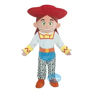 Cowboy Cow Girl Jessie Movie Character Mascot Costume Adult