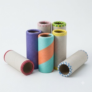 Spiral Wound Brown Kraft <b>Textile</b> Roll Core Outstanding Axial Rigidity Cardboard Paper Tube Export <b>Packaging</b> Maker - Product Image 1