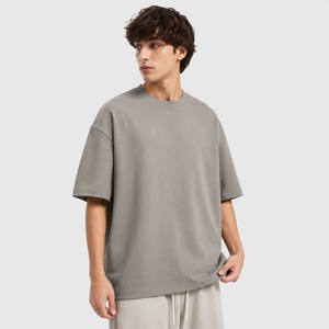 Fabricant OEM Personnalisé – Impression en Gros de T-shirts Décontractés pour Hommes, Coupe Ample, 180 Grammes, 100% Coton, Épaules Tombantes - Product Image 3