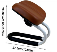 Chaise de yoga antidérapante, hauteur réglable, adaptée au yoga, à la méditation à genoux, chaise de yoga multicolore, chaise de prière