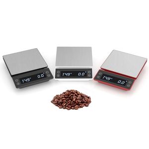 Mini balance à café et à thé LED, étanche, balance alimentaire de cuisine ménagère, balance à verser, balance de pâtisserie avec alimentation par batterie - Product Image 1