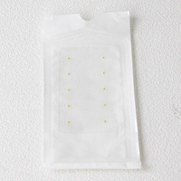 Kit de graines auriculaires en or 24K pour acupuncture, avec perles magnétiques et cristaux de guérison
