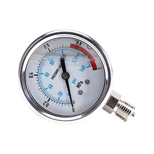 पोर्टेबल दबाव गेज तापमान ग्लिसरीन दबाव गेज दबाव नापने का यंत्र दबाव मापने साधन - Product Image 5