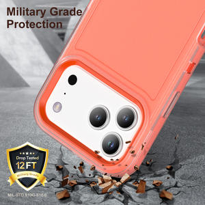 Para <span class=keywords><strong>iPhone</strong></span> 17 Case 3 en 1 Defend Armor Drop Protection con Kickstand Funda para teléfono móvil para <span class=keywords><strong>iPhone</strong></span> Air 17 <span class=keywords><strong>Pro</strong></span> <span class=keywords><strong>Max</strong></span> 16E 15 14 <span class=keywords><strong>13</strong></span> - Product Image 6