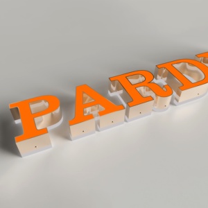 Tùy chỉnh Led Acrylic 3D thư dấu hiệu Ánh sáng-up thư kênh cho cửa hàng tên công ty Đăng - Product Image 2