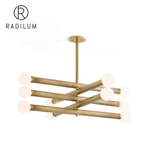 Lampadario Moderno di Lusso per Sala da Pranzo e Soggiorno in Alabastro Naturale e Ottone LED UL CE Alta Efficienza Lampadario Artistico <span class=keywords><strong>Pienza</strong></span> in Alabastro - Product Image 1