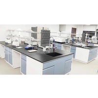 Postes de travail de laboratoire chimique de haute qualité, banc mural de laboratoire, table de laboratoire en acier